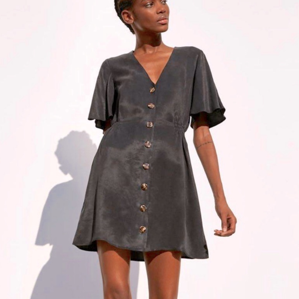 NWOT Zara Button Front Mini Dress, Size Small